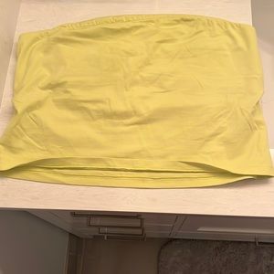 Neon green / yellow tube top